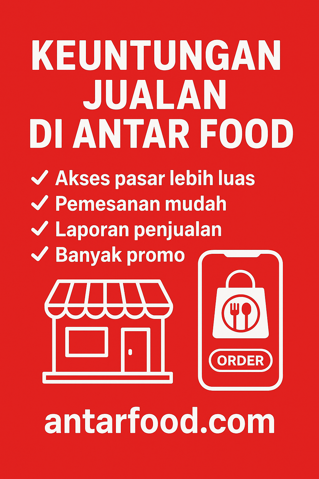 Keuntungan jualan di antar food