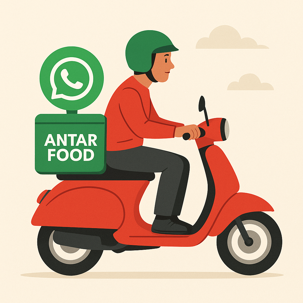 Notifikasi orderan melalui whatsapp
