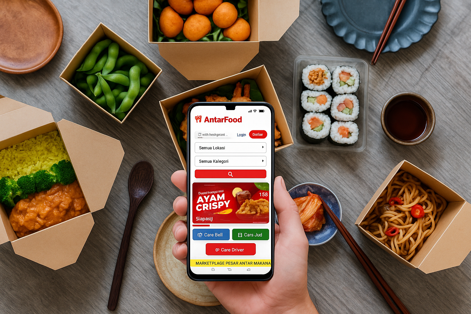 Marketplace Pesan Antar makanan